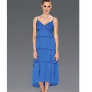 BCBGMaxAzria Tiered Dress in Blue